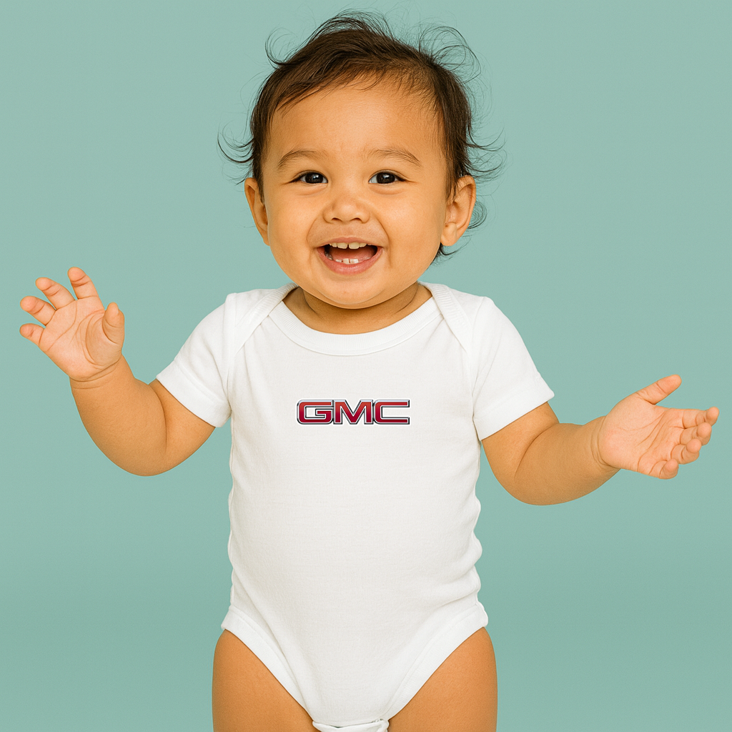 GMC Car Baby Romper Onesie